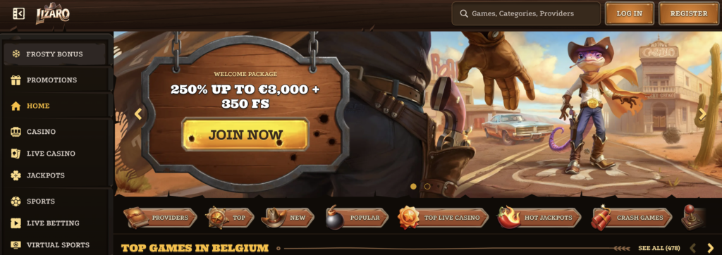 Lizaro European Online Casino